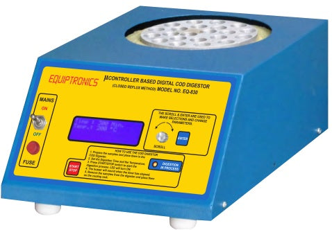 Equitronics COD DIGESTOR & ANALYZER CLOSED REFLUX METHOD
