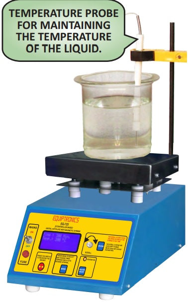 Equiptronics  HOT PLATE WITH MAGNETIC STIRRER