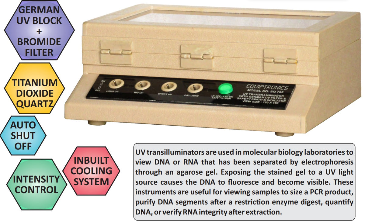 Equiptronics UV CABINET & TRANS ILLUMINATOR